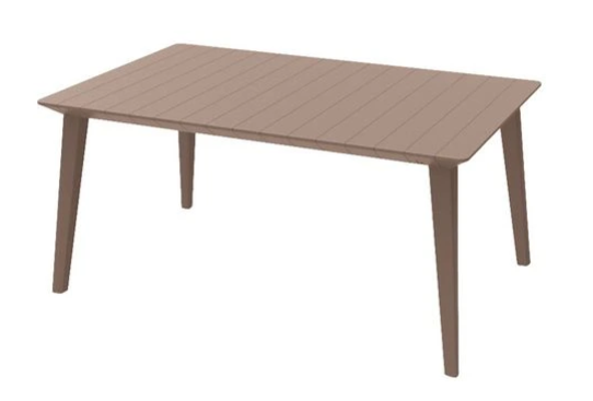 Hecht ANEGADA BEIGE TABLE - záhradný stôl plastový béžový
