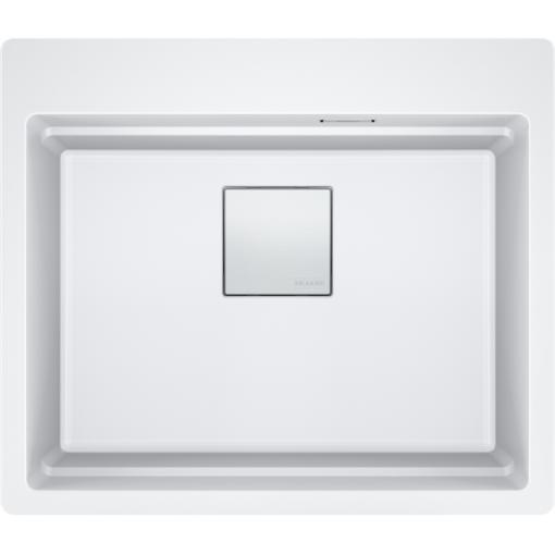 Franke KNG PRO 610-53 biela-ľad - Kuchynský drez, 590x510,sifón+doplnky