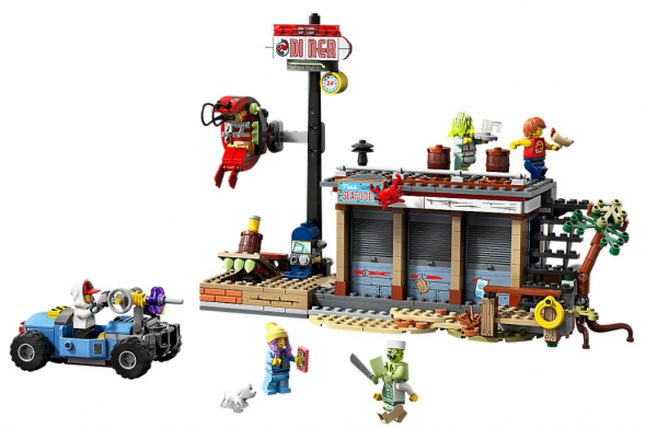 LEGO Hidden Side LEGO® Hidden Side™ 70422 Útok na stánok s krevetami - Stavebnica