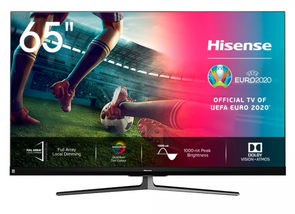 HISENSE 65U8QF vystavený kus  + súťaž o lístky na EURO 2024 - 4K LED TV