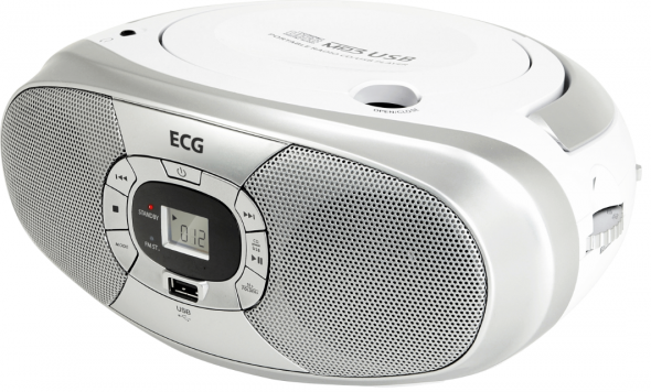 ECG CDR 777   + súťaž o luxusnú dovolenku - Prenosné rádio biele