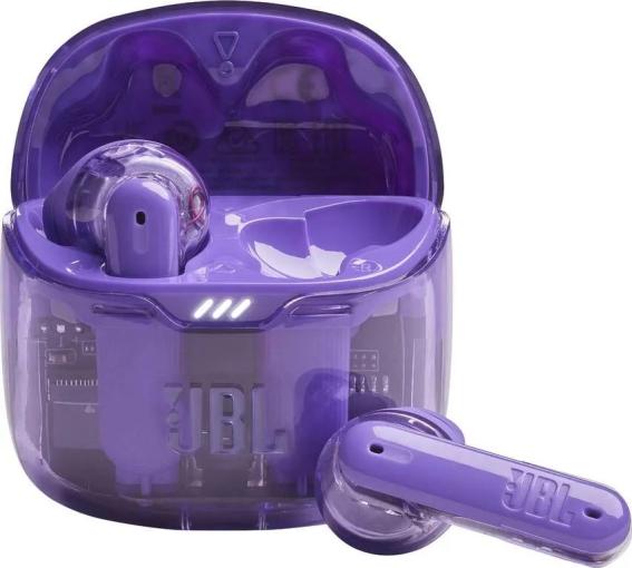 JBL Tune Flex Ghost Purple - Skutočne bezdrôtové slúchadlá do uší s potlačením hluku