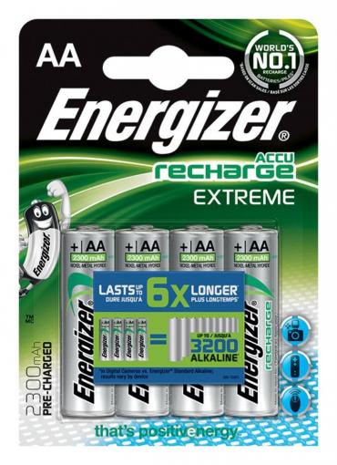 Energizer Extreme HR6 (AA) 2300mAh 4ks - Nabíjacie batérie