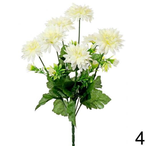 Kytica chryzantéma 35cm maslová - Umelé kvety