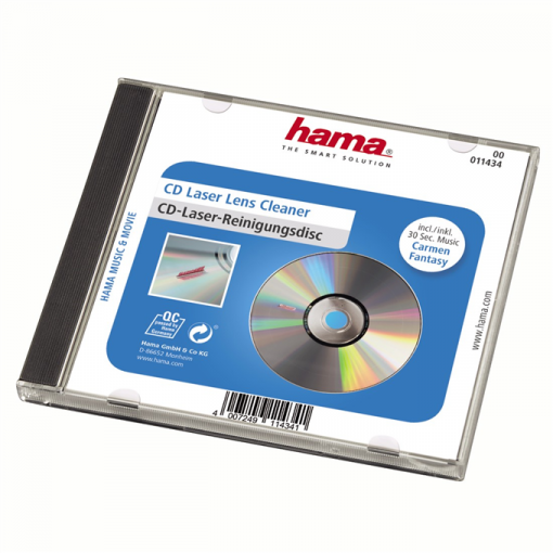 Hama čistenie laserového snímača CD prehrávača, suchý proces - čistiaci disk