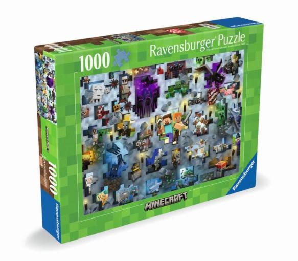 Ravensburger Challenge Puzzle: Minecraft 1000 dielikov