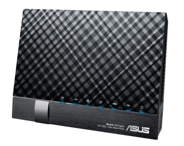 Asus DSL-N17U N300 USB ADSL GigaLAN - Smerovač (Router) + DSL modem