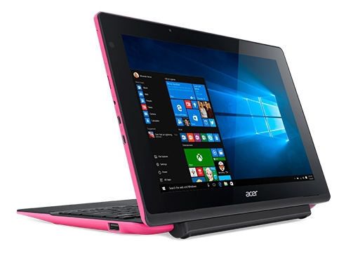 Acer Switch 10 E SW3-016-15NE vystavený kus - 10,1" Notebook 2v1 Ružový