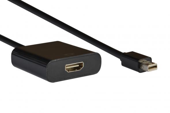 Acoustique Quality mini DisplayPort samec - HDMI samica 20cm - prepojovací kábel