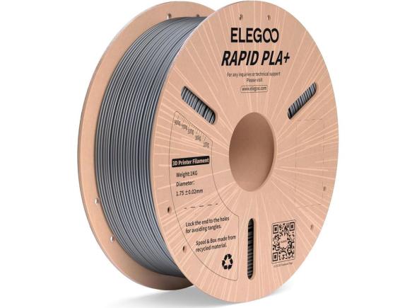 ELEGOO RAPID PLA+ 1.75, 1 kg, strieborná - Filament – materiál RAPID PLA+