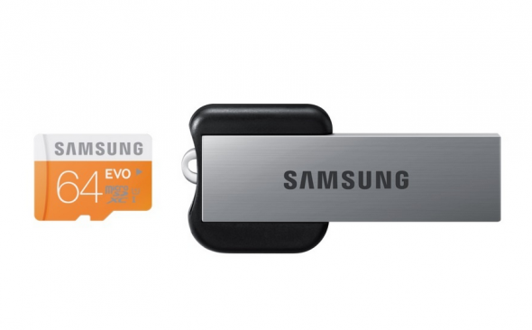 Samsung 64 GB EVO UHS-1 Class 10 + USB adaptér - micro SDHC karta