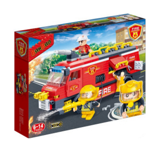 BanBao Fire hasičské vozidlo - Stavebnica