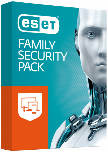 ESET Family Security pack 4PC + 18mesiacov vystavený kus - krabicová licencia
