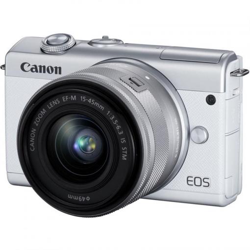 Canon EOS M200 + EF-M 15-45mm f/3.5-6.3 IS STM biely - Digitálny fotoaparát