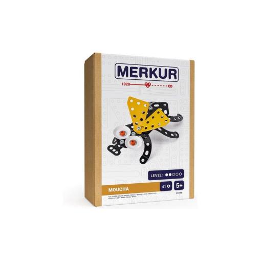 Merkur Mucha 41ks v krabici 13x18x5cm - Kovová stavebnica