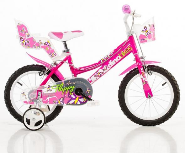 DINO Bikes DINO Bikes - Detský bicykel 14" 146R - ružový 2017 vystavený kus - Bicykel