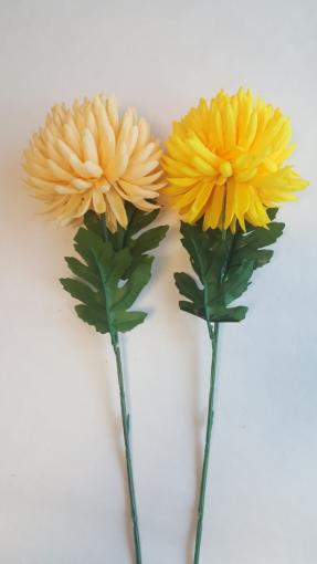 Chryzantéma ŽLTÁ 70cm - Umelé kvety