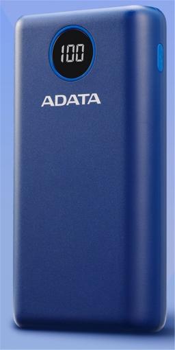 ADATA P20000QCD USB-C modrý - Power bank 20000mAh