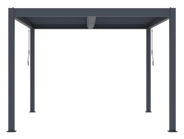 G21 BP-G21-3X3M-ALU - Bioklimatická pergola G21 Austin Premium 3x3 m, antracitová hliníková