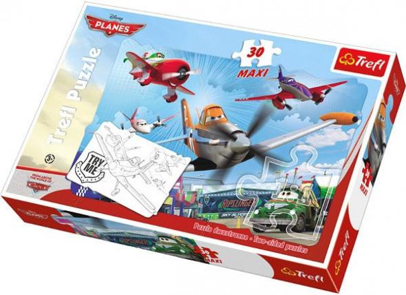 Trefl Planes - Lietadlá: Obojstranné Maxi 30 - Puzzle