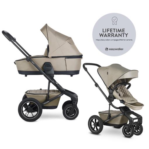 EASYWALKER Kočík kombinovaný Harvey5 Premium 2v1 Pearl Taupe LITE AIR