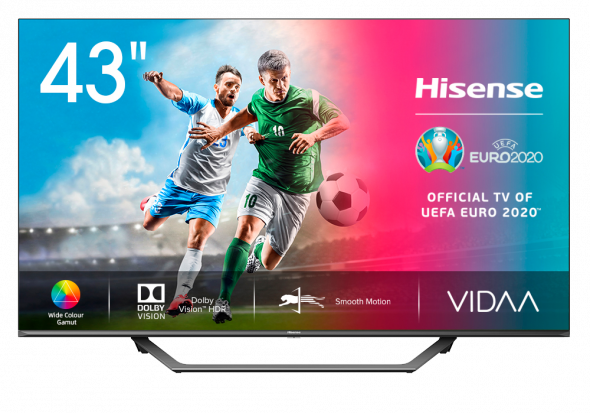 HISENSE 43A7500F  + súťaž o lístky na EURO 2024 - 4K LED TV