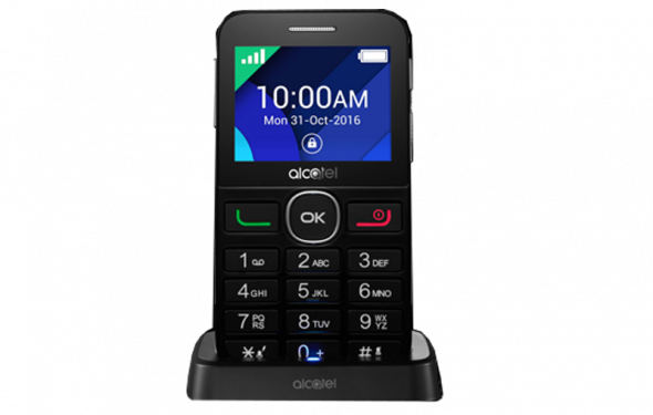 Alcatel One Touch 2008G čierny - Mobilný telefón senior