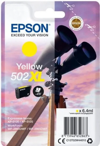 Epson 502XL yellow XP-5100 6.4ml - Náplň pre tlačiareň