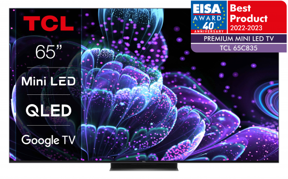 TCL 65C835  + predĺžená záruka na 5 rokov - QLED Mini LED 4K TV