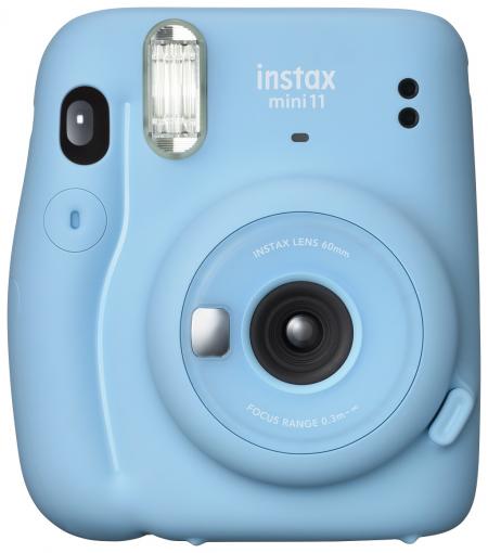 Fujifilm INSTAX MINI 11 modrý vystavený kus - Fotoaparát s automatickou tlačou