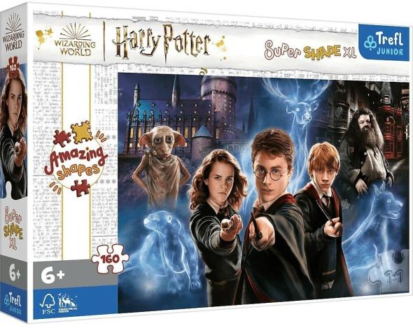 Trefl Puzzle 160 XL Super Shape - Kúzelný svet Harryho Pottera / Warner Harry Potter and the Hal