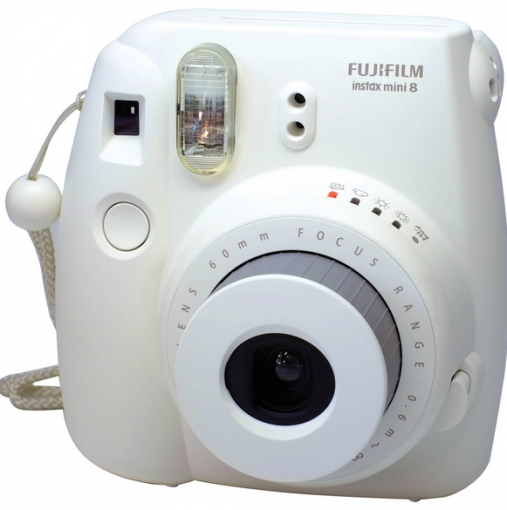 Fujifilm Instax mini 8 biely - Fotoaparát s automatickou tlačou