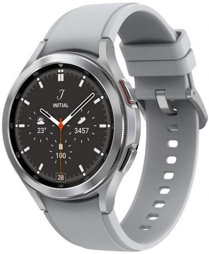 Samsung Galaxy Watch4 46mm Classic strieborné - Smart hodinky