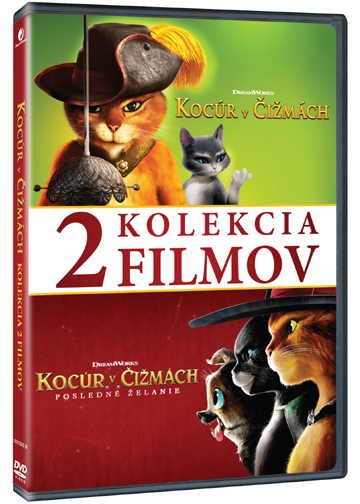 Kocúr v čižmách 1.-2. (SK) - DVD kolekcia