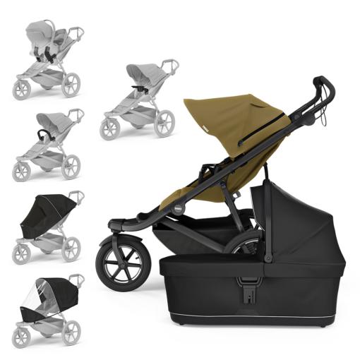 THULE Kočík Urban Glide 3 Nutria/Black set XXL