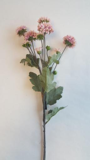 Chryzantéma ružová 66cm - Umelé kvety