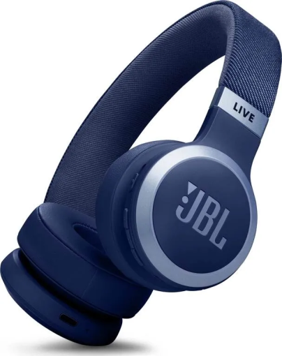 JBL Live 670NC modré - Bezdrôtové slúchadlá na uši so skutočne adaptívnym potlačením hluku