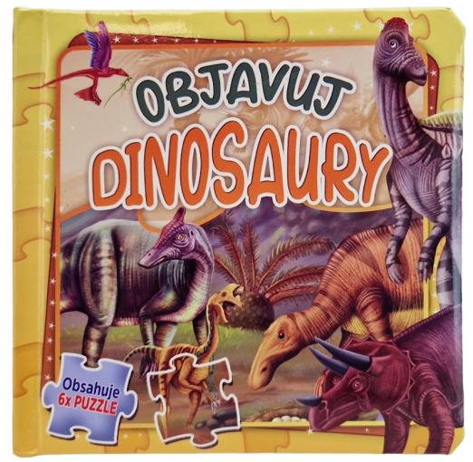FONI-BOOK Kniha objavuj dinosaury 6x puzzle - Kniha