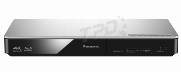 Panasonic DMP-BDT281EG strieborný - 3D Blu-Ray prehrávač