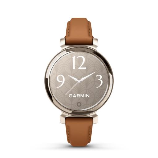 Garmin LILY 2 Classic, Cream Gold/Tan, Leather - Smart hodinky
