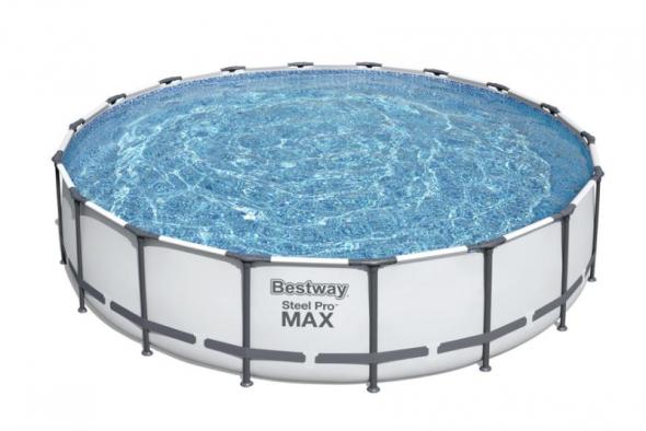 Bestway Bazén Bestway® Steel Pro MAX, 56462, filter, pumpa, rebrík, plachta, 5,49x1,22 m - Bazén