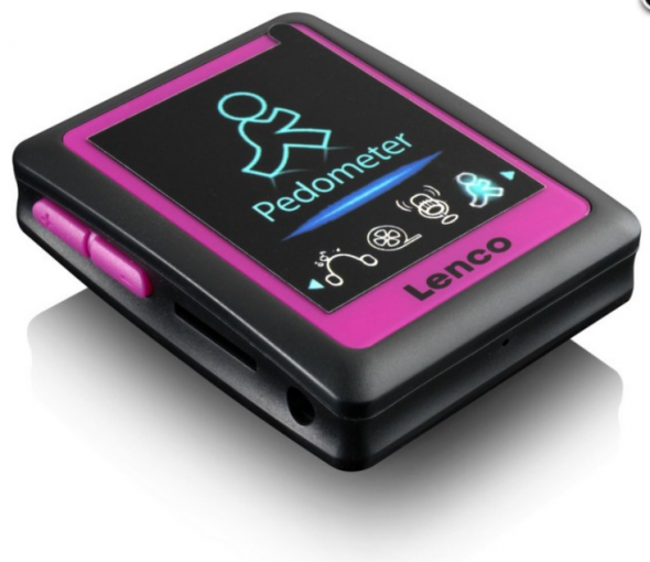 Lenco PODO-152 ružový - MP3 prehrávač