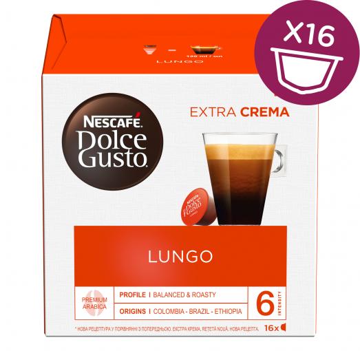 NESCAFE Dolce Gusto - Lungo (16 kapsúl) - Kávové kapsule
