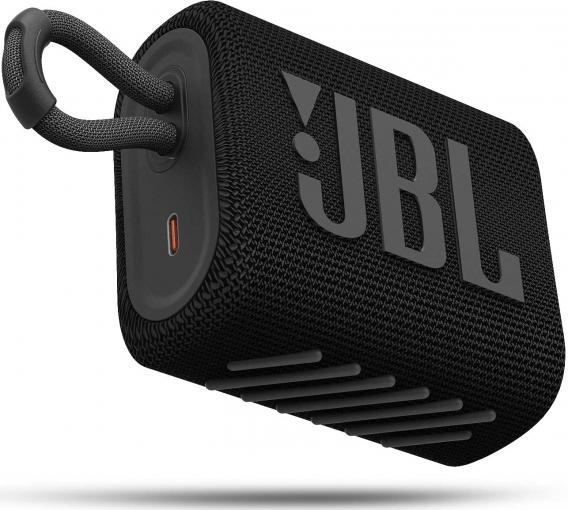 JBL GO3 čierny - Prenosný vodotesný bezdrôtový reproduktor
