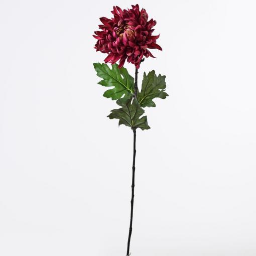 Chryzantéma kus bordovo-fialová 60x17cm - Umelé kvety
