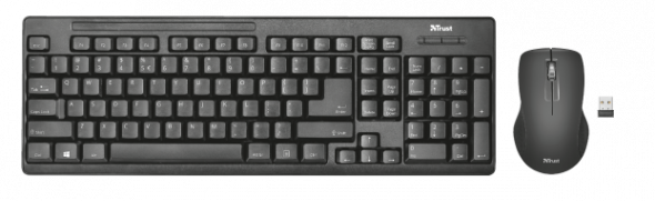 Trust Ziva - Wireless klávesnica a myš (CZ/SK)