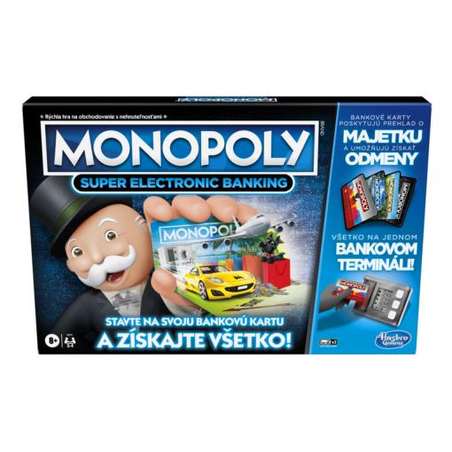 Hasbro Hasbro Monopoly Super elektronické bankovníctvo E8978634  SK verzia