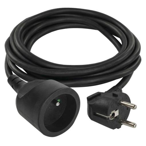 Emos 1 zásuvka 3m čierny 16A 1.5mm2 - Predlžovací kábel