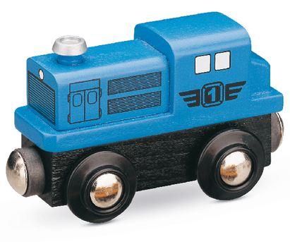 Maxim Dieselová lokomotíva - modrá - Vláčik