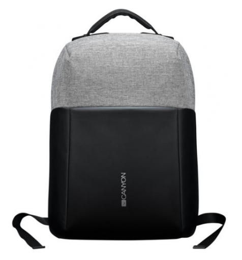 Canyon batoh na notebook so špeciálnou ochranou proti zlodejom - Ruksak pre notebook 15.6" čierno-šedý